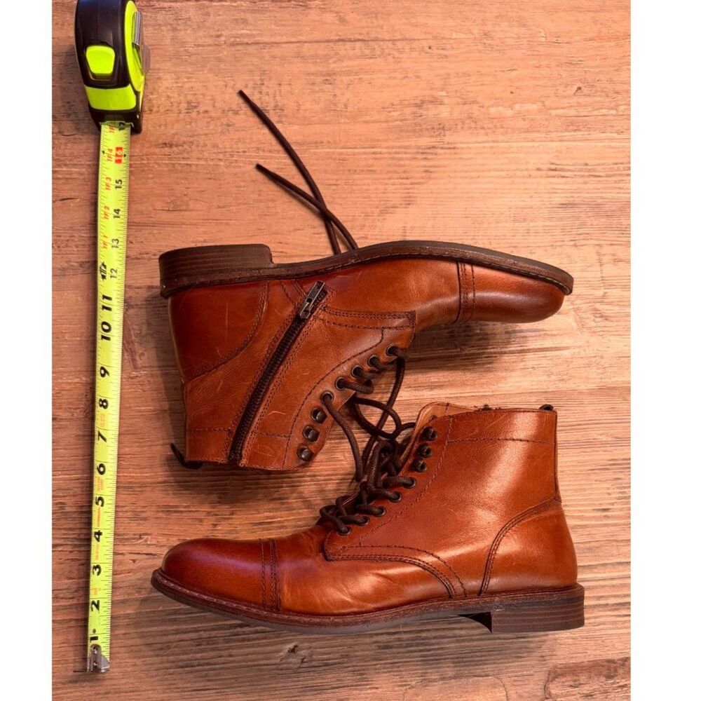 Crown Vintage Lingdale Boot In Cognac - Men's Size 8.5